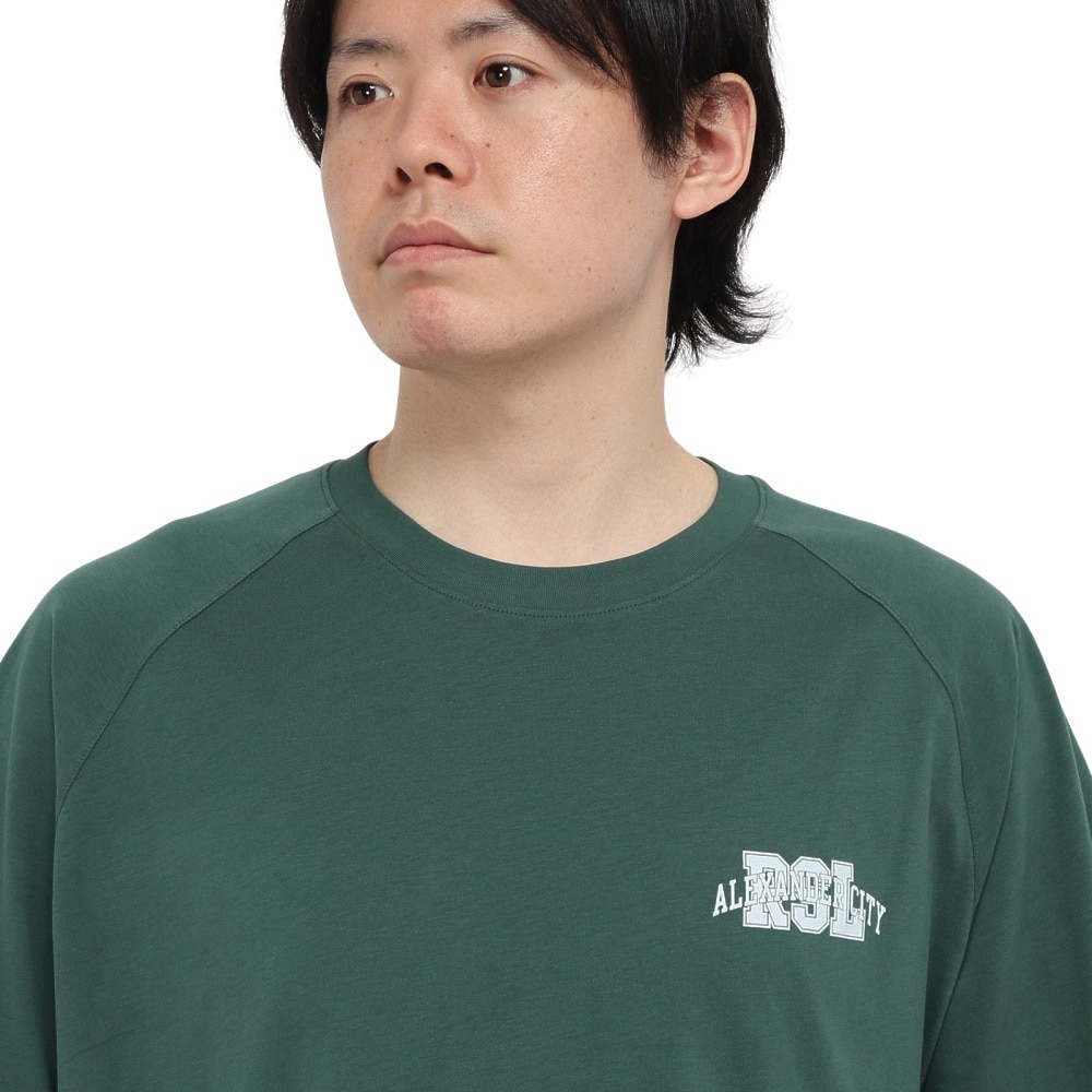ラッセル（RUSSELL）（メンズ）ラグラン 半袖Tシャツ RBM25S0007 DGRN