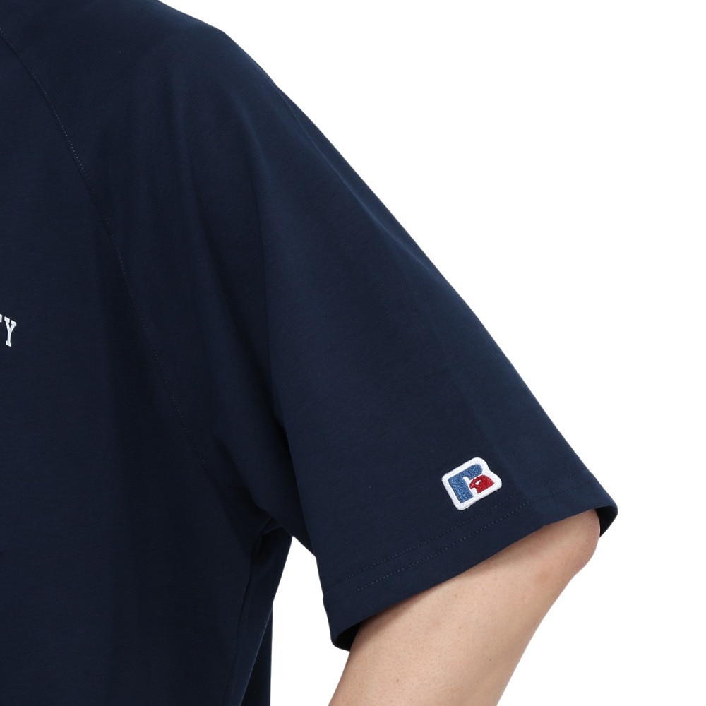 ラッセル（RUSSELL）（メンズ）ラグラン 半袖Tシャツ RBM25S0007 NVY