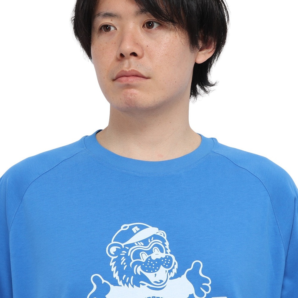 ラッセル（RUSSELL）（メンズ）ベアラグラン 半袖Tシャツ RBM25S0008 RBLU