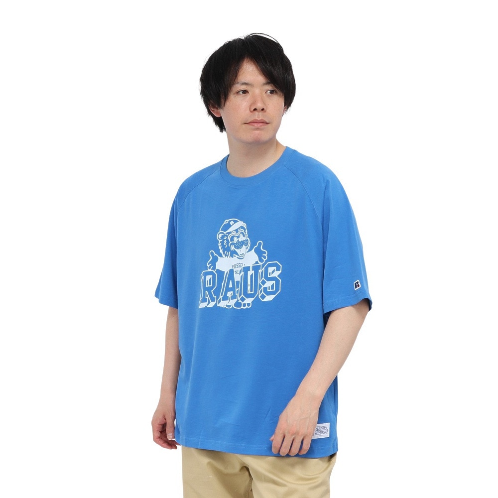 ラッセル（RUSSELL）（メンズ）ベアラグラン 半袖Tシャツ RBM25S0008 RBLU
