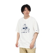 (メンズ)ベアラグラン 半袖Tシャツ RBM25S0008 WHT