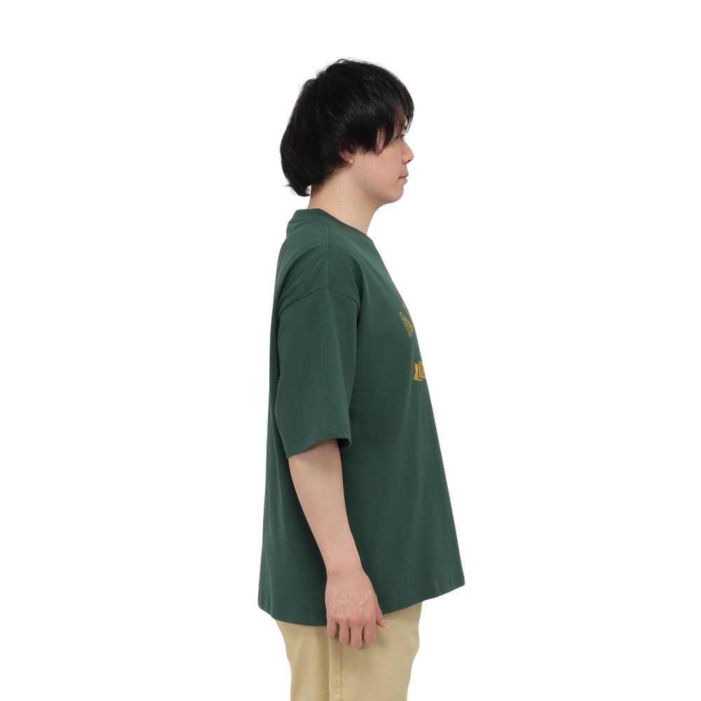 ラッセル（RUSSELL）（メンズ）カレッジタイガー 半袖Tシャツ RBM25S0009 DGRN