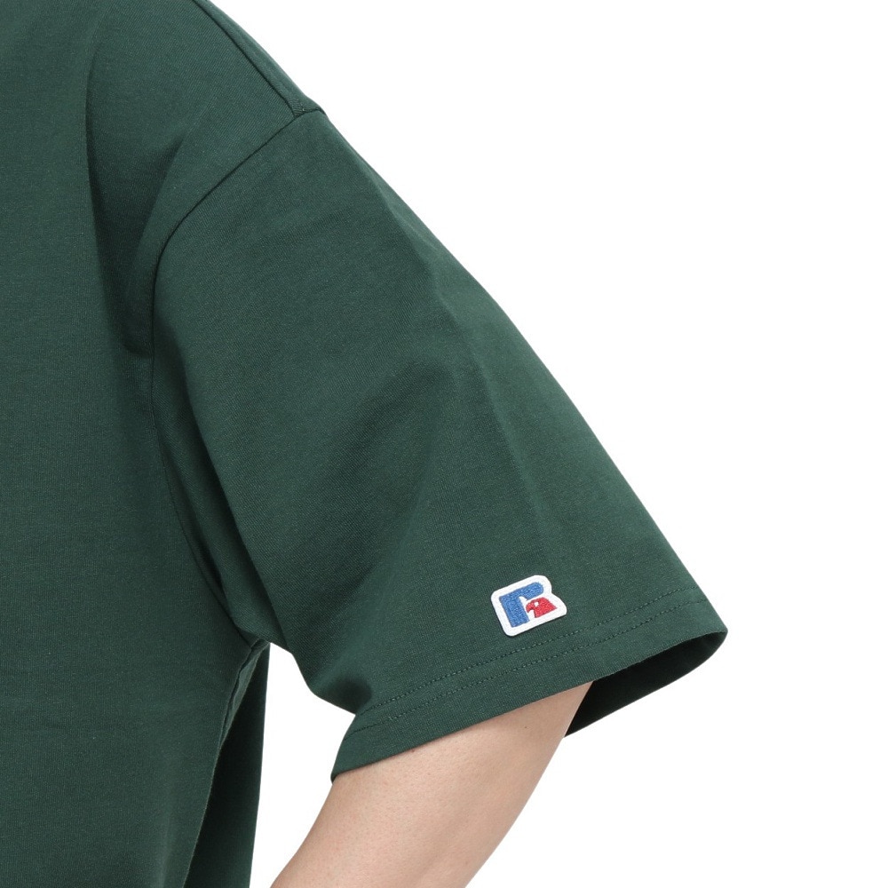 ラッセル（RUSSELL）（メンズ）カレッジタイガー 半袖Tシャツ RBM25S0009 DGRN