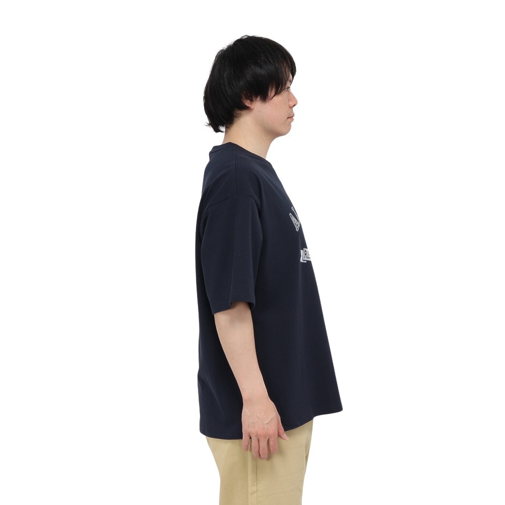 ラッセル（RUSSELL）（メンズ）カレッジタイガー 半袖Tシャツ RBM25S0009 NVY