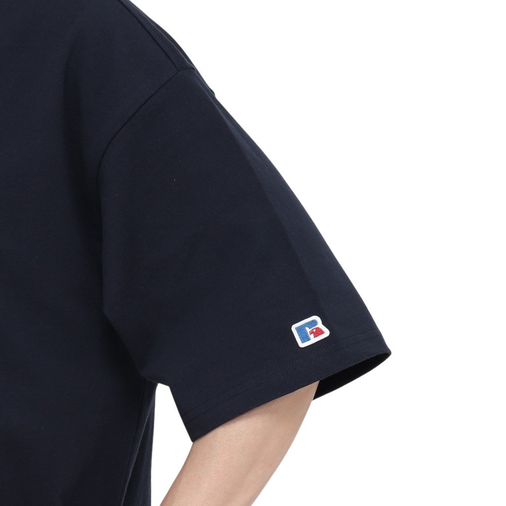 ラッセル（RUSSELL）（メンズ）カレッジタイガー 半袖Tシャツ RBM25S0009 NVY
