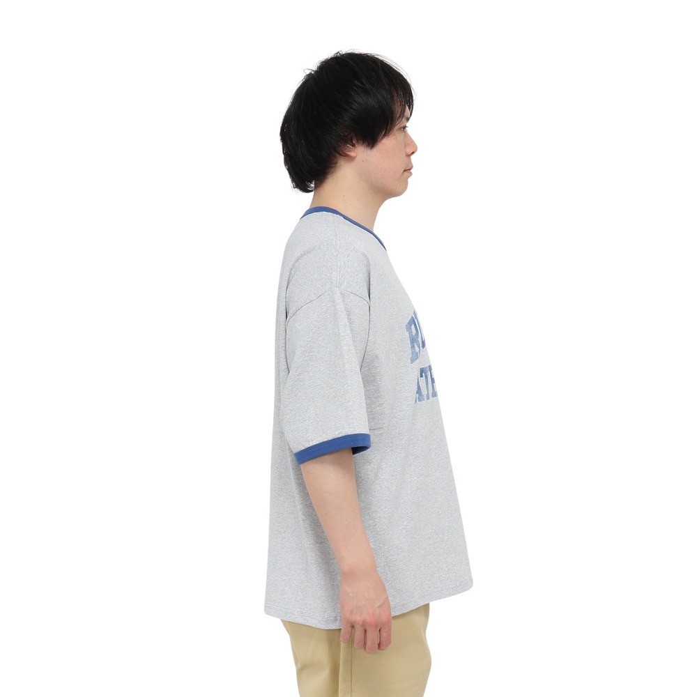 ラッセル（RUSSELL）（メンズ）カレッジリンガー 半袖Tシャツ RBM25S0010 MGRY