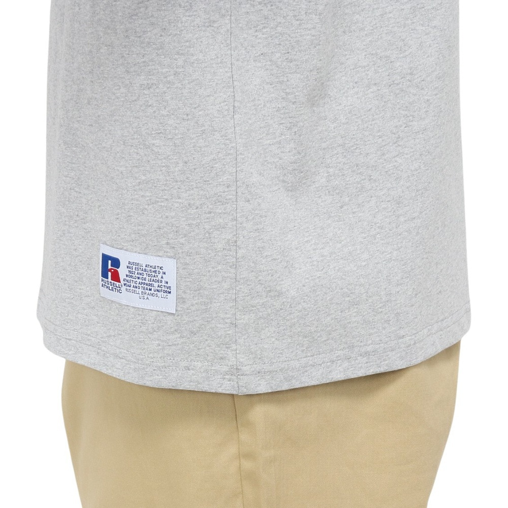 ラッセル（RUSSELL）（メンズ）カレッジリンガー 半袖Tシャツ RBM25S0010 MGRY