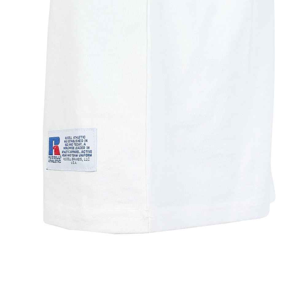 ラッセル（RUSSELL）（メンズ）カレッジリンガー 半袖Tシャツ RBM25S0010 OWHT