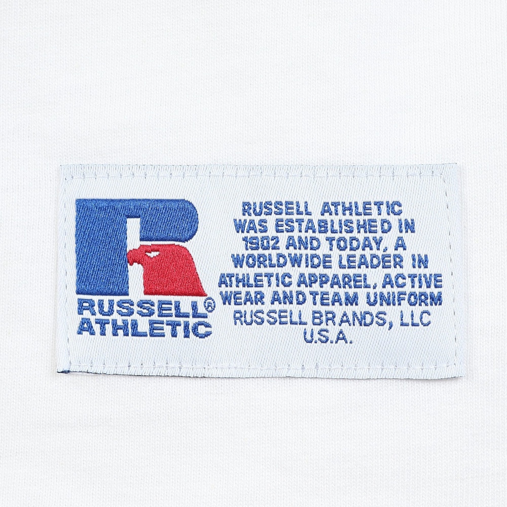 ラッセル（RUSSELL）（メンズ）カレッジリンガー 半袖Tシャツ RBM25S0010 OWHT