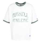 (メンズ)カレッジリンガー 半袖Tシャツ RBM25S0010 OWHT