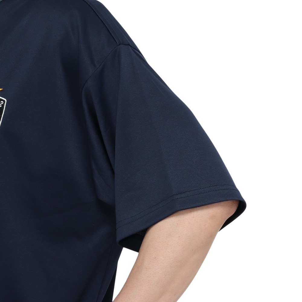 ラッセル（RUSSELL）（メンズ）ポリエステルゲームシャツ ワイド 半袖Tシャツ RBM25S0012 NVY