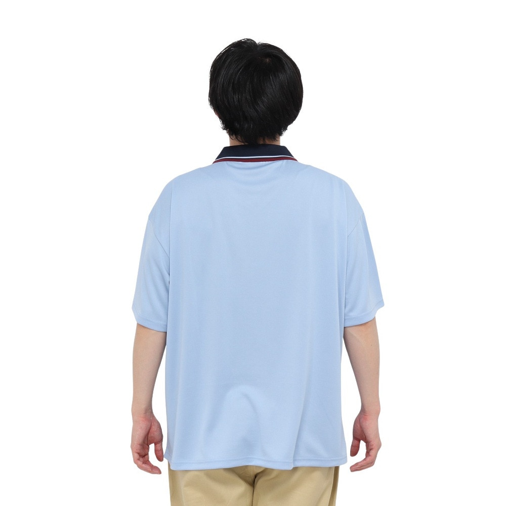 ラッセル（RUSSELL）（メンズ）ポリエステルゲームシャツ ワイド 半袖Tシャツ RBM25S0012 SAX