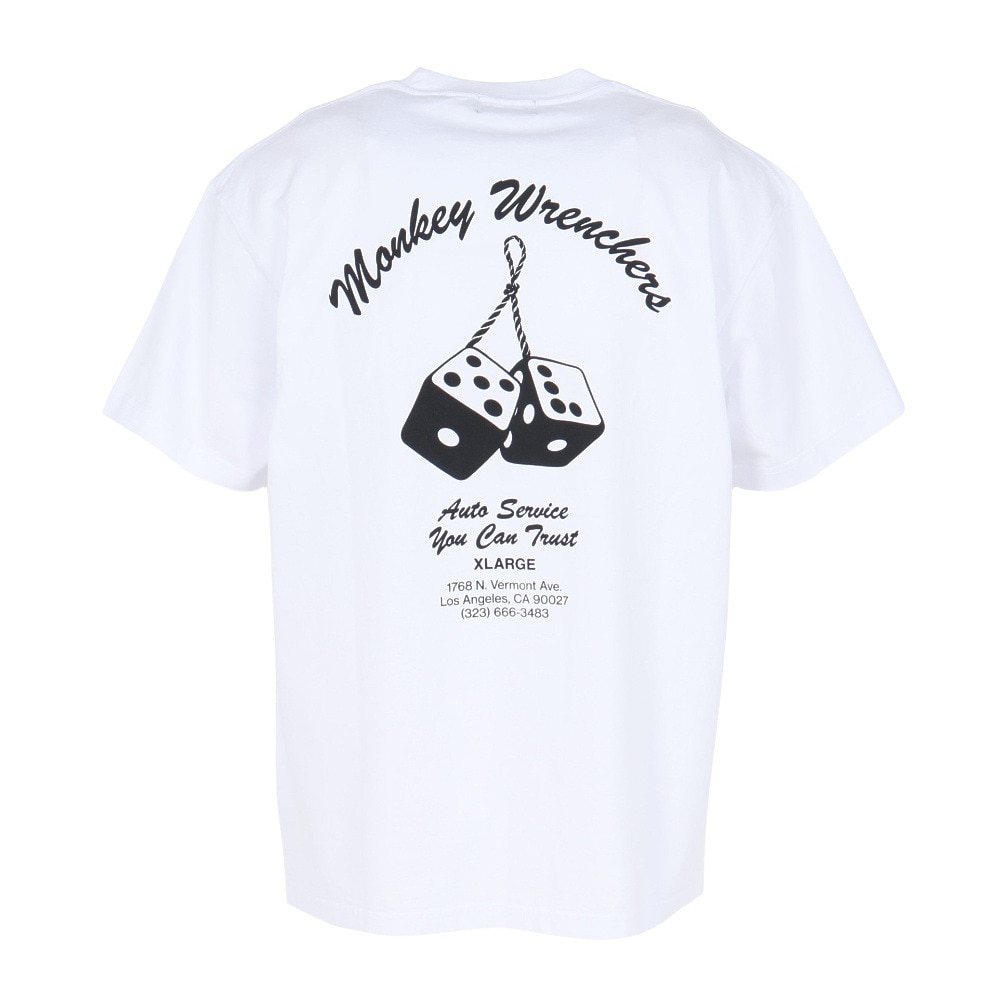エクストララージ（XLARGE）（メンズ）MONKEY WRENCHERS 半袖Tシャツ 101252011043-WHITE