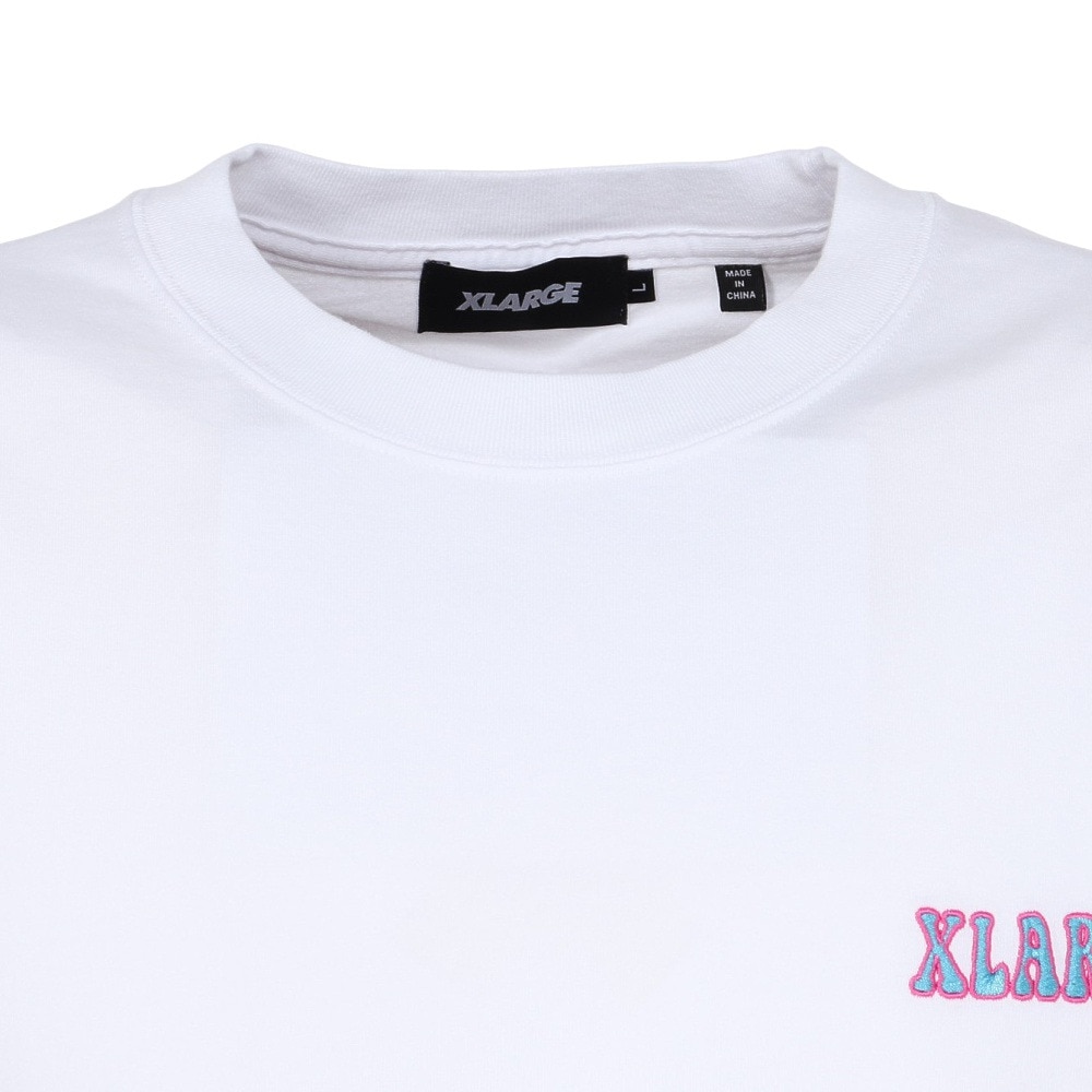 エクストララージ（XLARGE）（メンズ）フラワー 半袖Tシャツ 101252011007-WHITE