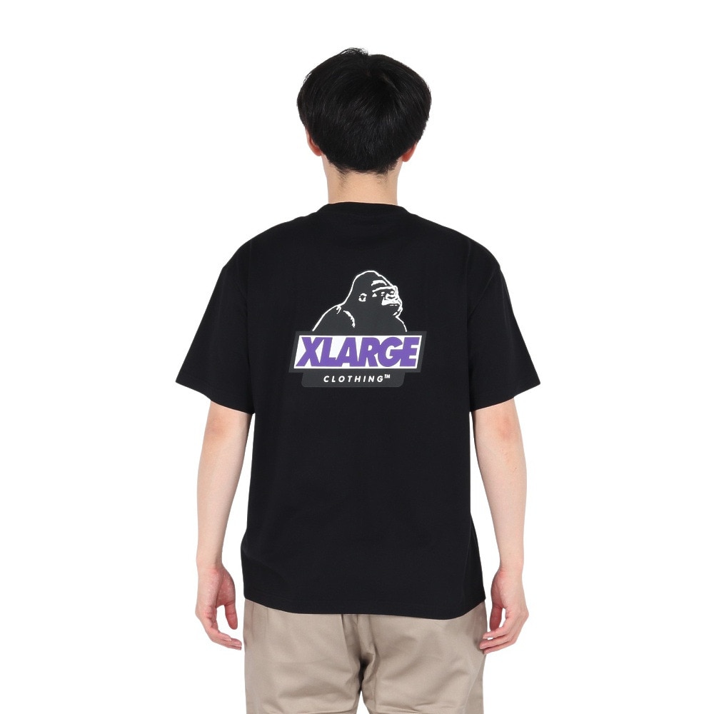 エクストララージ（XLARGE）（メンズ）SLANTED OG 半袖 Tシャツ 101252011010-BLACK