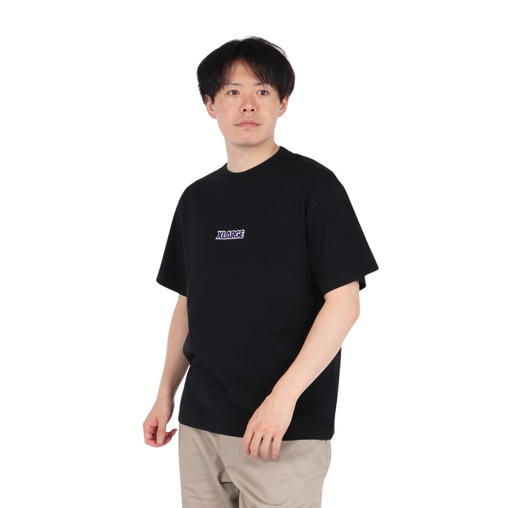 エクストララージ（XLARGE）（メンズ）SLANTED OG 半袖 Tシャツ 101252011010-BLACK