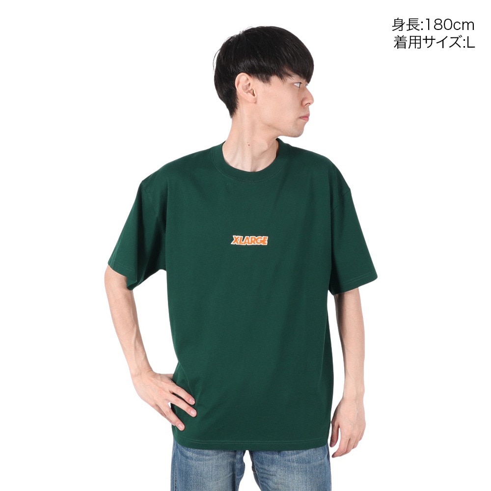 エクストララージ（XLARGE）（メンズ）SLANTED OG 半袖Tシャツ 101252011010-GREEN