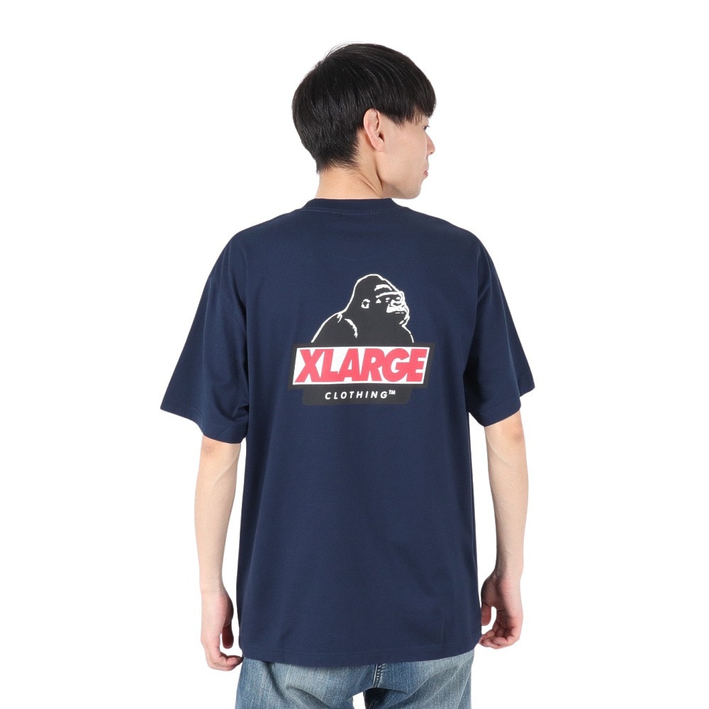 エクストララージ（XLARGE）（メンズ）SLANTED OG 半袖 Tシャツ 101252011010-NAVY