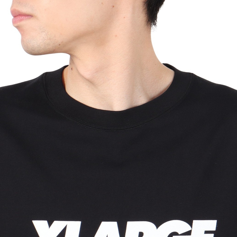 エクストララージ（XLARGE）（メンズ）スタンダード ロゴ 半袖Tシャツ 101252011011-BLACK