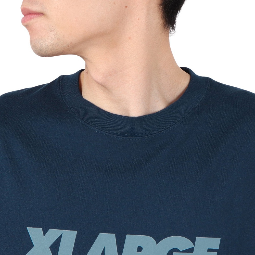 エクストララージ（XLARGE）（メンズ）スタンダード ロゴ 半袖Tシャツ 101252011011-NAVY