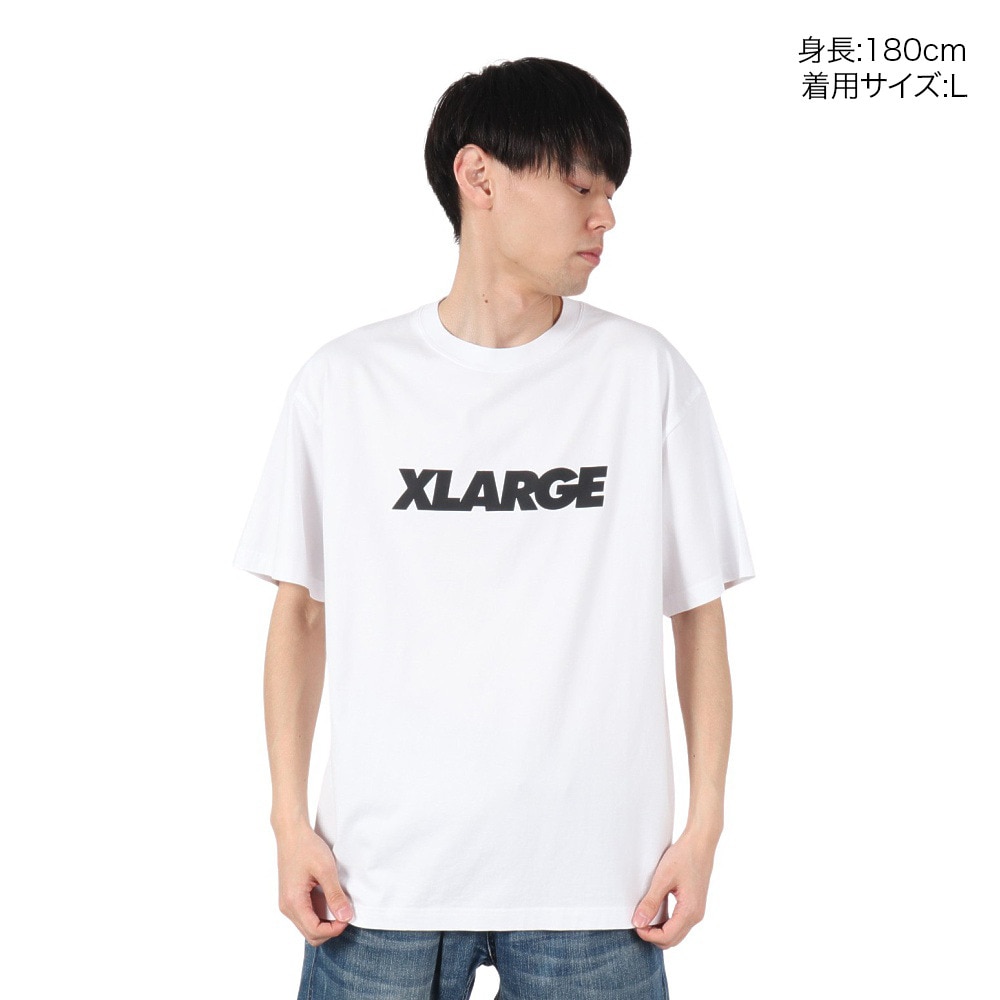 エクストララージ（XLARGE）（メンズ）スタンダード ロゴ 半袖Tシャツ 101252011011-WHITE