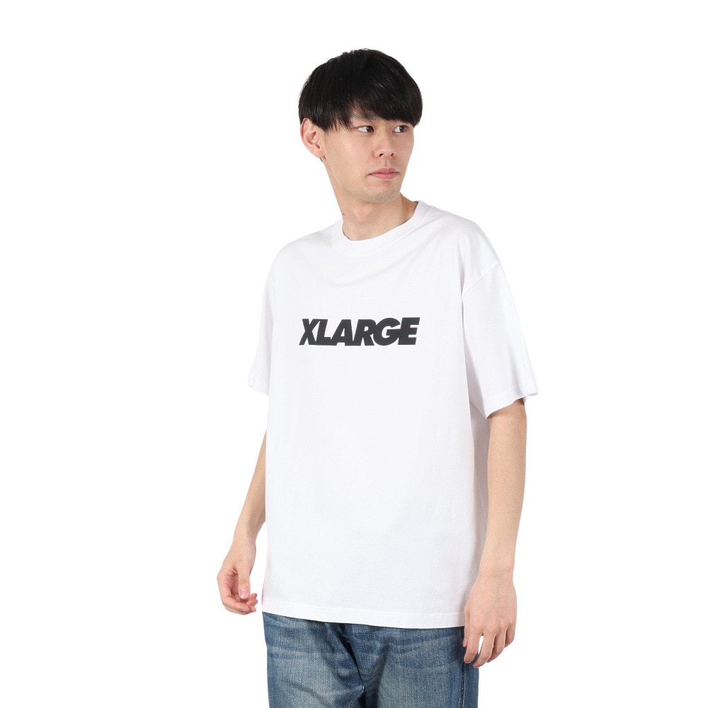 エクストララージ（XLARGE）（メンズ）スタンダード ロゴ 半袖Tシャツ 101252011011-WHITE