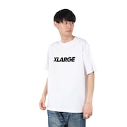 (メンズ)スタンダード ロゴ 半袖Tシャツ 101252011011-WHITE