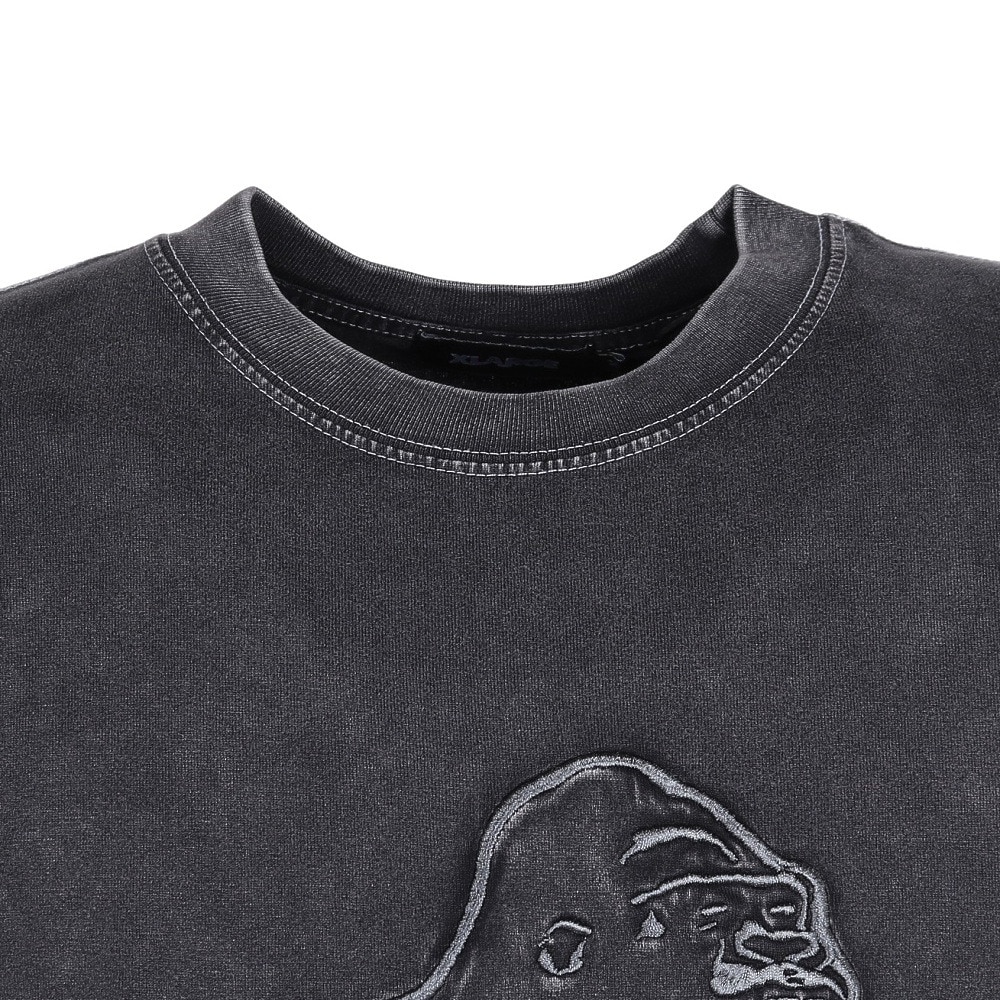 エクストララージ（XLARGE）（メンズ）CHEMICAL WASH SLANTED OG 半袖Tシャツ 101252011012-BLACK