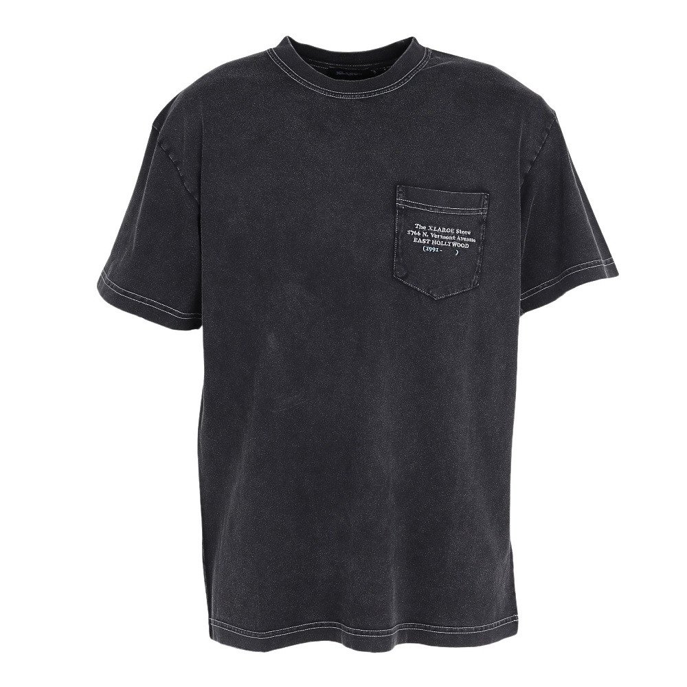 エクストララージ（XLARGE）（メンズ）CHEMICAL WASH ADDRESS 半袖T