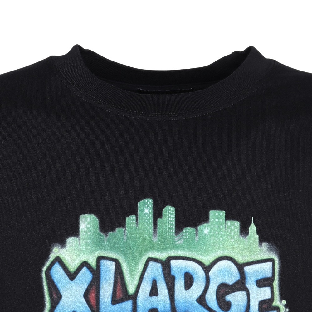 エクストララージ（XLARGE）（メンズ）SKYLINE 半袖Tシャツ 101252011017-BLACK