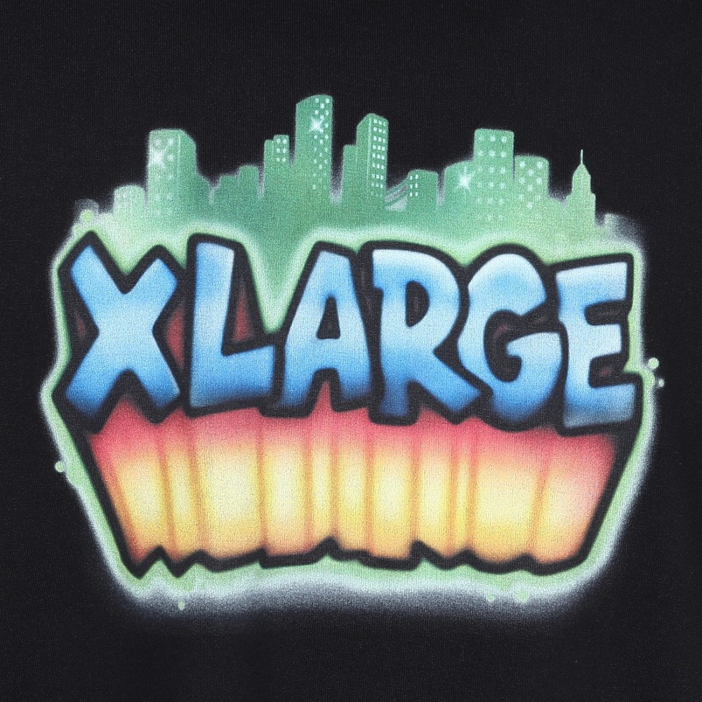エクストララージ（XLARGE）（メンズ）SKYLINE 半袖Tシャツ 101252011017-BLACK