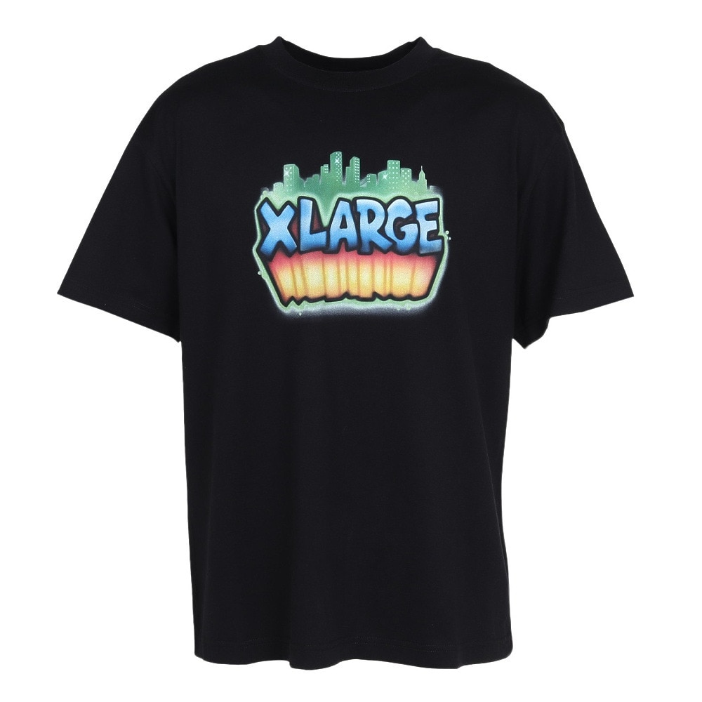 エクストララージ（XLARGE）（メンズ）SKYLINE 半袖Tシャツ 101252011017-BLACK