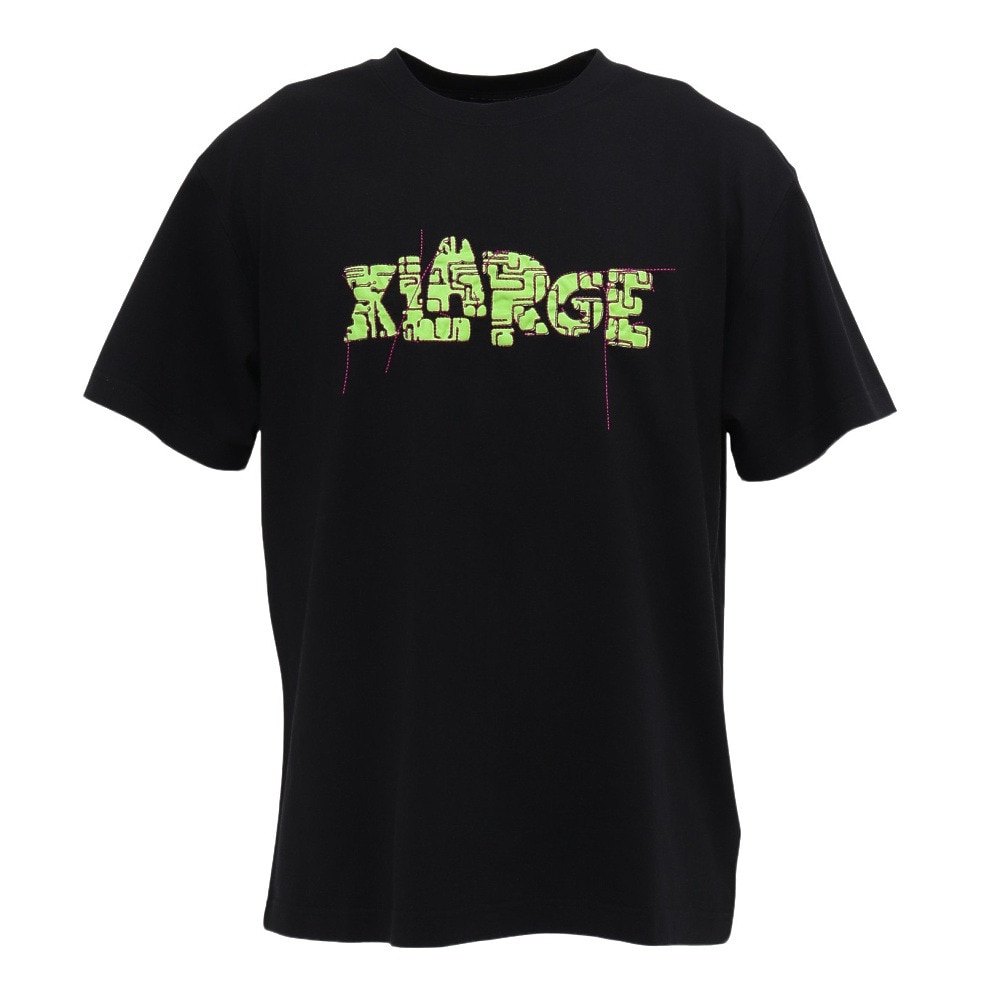エクストララージ（XLARGE）（メンズ）CHIP ロゴ 半袖Tシャツ 101252011018-BLACK