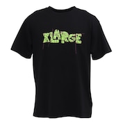 (メンズ)CHIP ロゴ 半袖Tシャツ 101252011018-BLACK