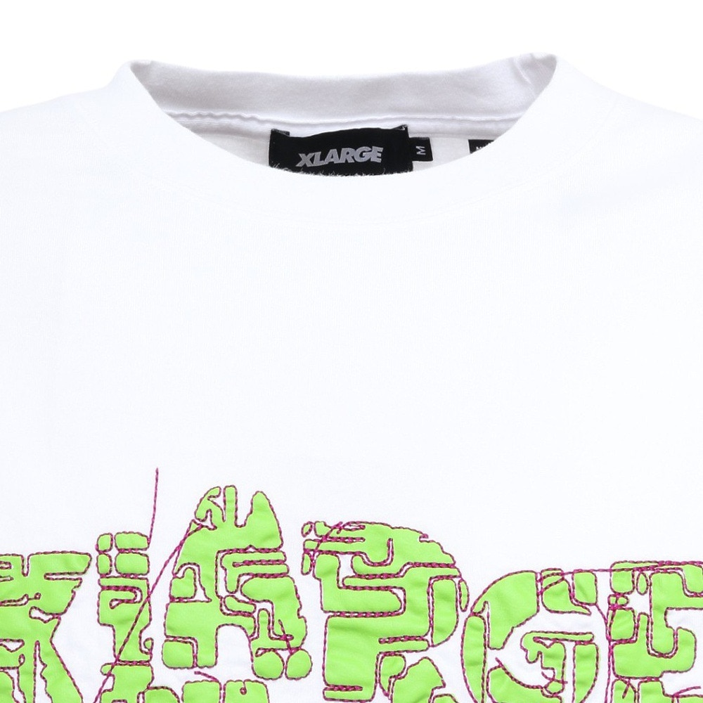 エクストララージ（XLARGE）（メンズ）CHIP ロゴ 半袖Tシャツ 101252011018-WHITE