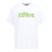 (メンズ)CHIP ロゴ 半袖Tシャツ 101252011018-WHITE