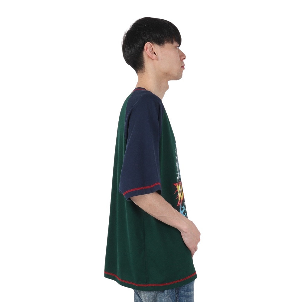 エクストララージ（XLARGE）（メンズ）PANTHER CLAWS ラグラン 半袖Tシャツ 101252011019-NAVY