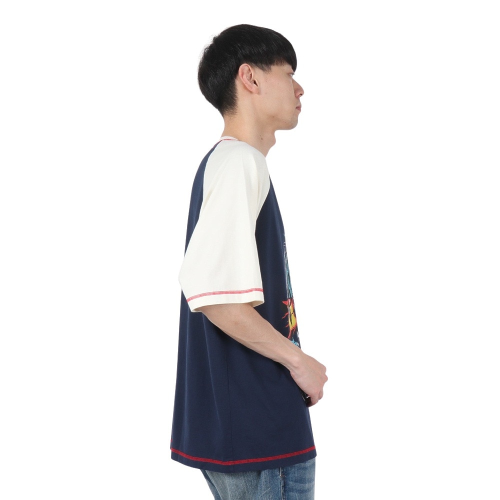 エクストララージ（XLARGE）（メンズ）PANTHER CLAWS ラグラン 半袖Tシャツ 101252011019-WHITE