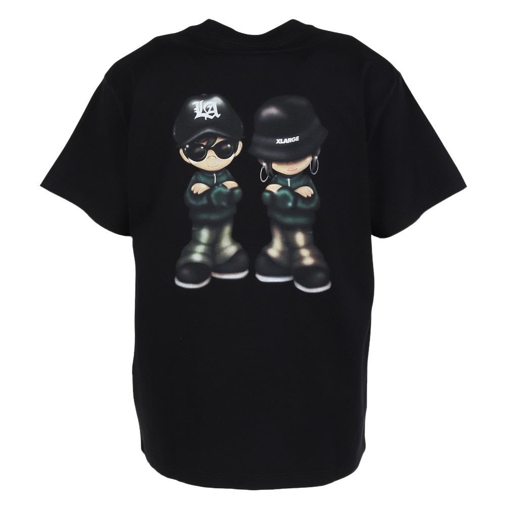 エクストララージ（XLARGE）（メンズ）キッズプリント メンズ 半袖Tシャツ 101252011021-BLACK