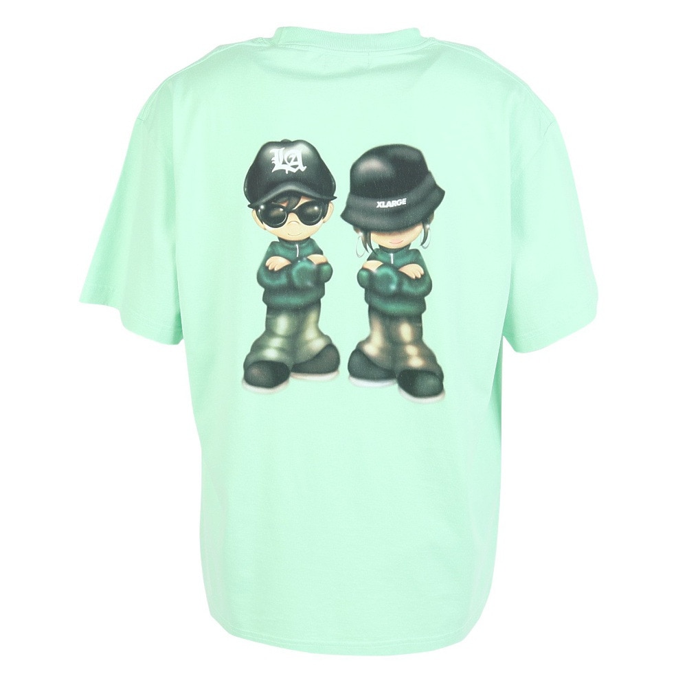 エクストララージ（XLARGE）（メンズ）キッズプリント メンズ 半袖Tシャツ 101252011021-LtGREEN