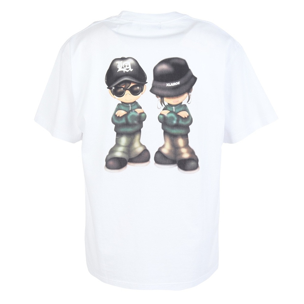 エクストララージ（XLARGE）（メンズ）キッズプリント メンズ 半袖Tシャツ 101252011021-WHITE
