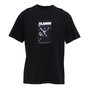 (メンズ)ACTION FIGURE 半袖Tシャツ 101252011022-BLACK