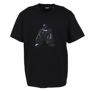 (メンズ)MASK 半袖Tシャツ 101252011023-BLACK