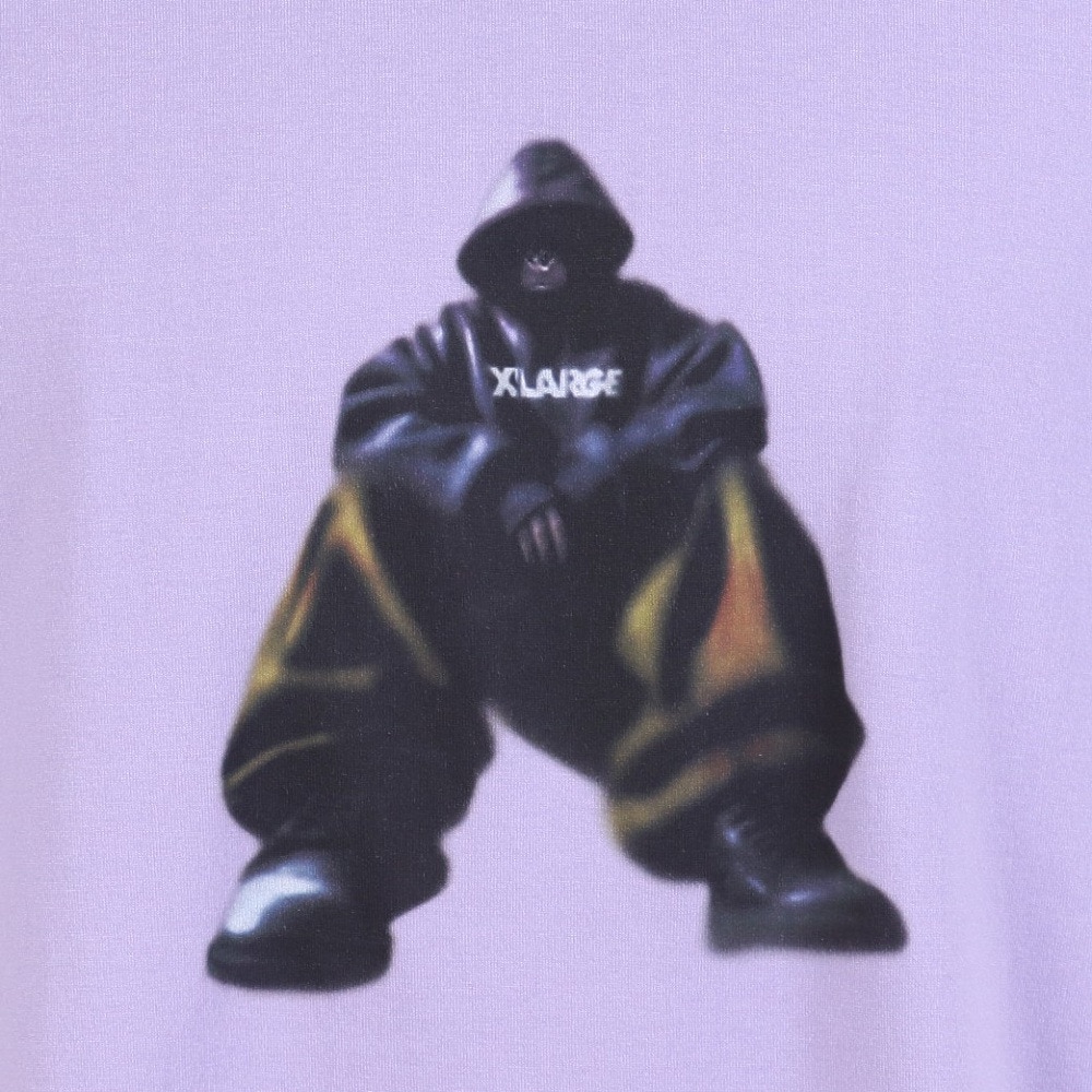エクストララージ（XLARGE）（メンズ）MASK 半袖Tシャツ 101252011023-LtPURPLE