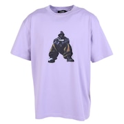 (メンズ)MASK 半袖Tシャツ 101252011023-LtPURPLE