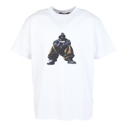 (メンズ)MASK 半袖Tシャツ 101252011023-WHITE