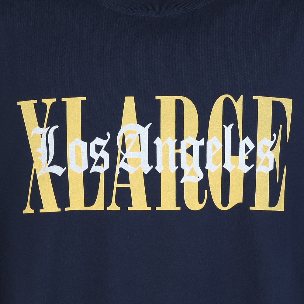 エクストララージ（XLARGE）（メンズ）OVERLAP ロゴ 半袖Tシャツ 101252011026-NAVY