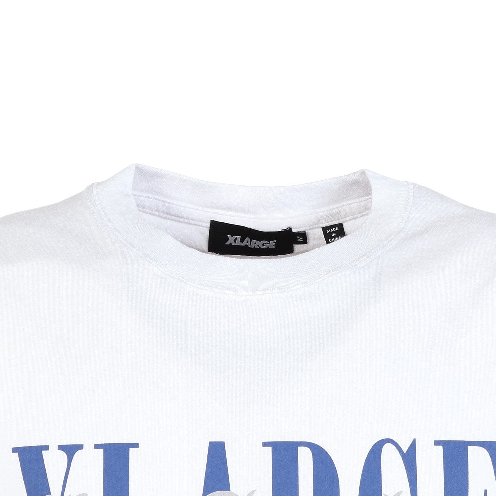 エクストララージ（XLARGE）（メンズ）OVERLAP ロゴ 半袖Tシャツ 101252011026-WHITE
