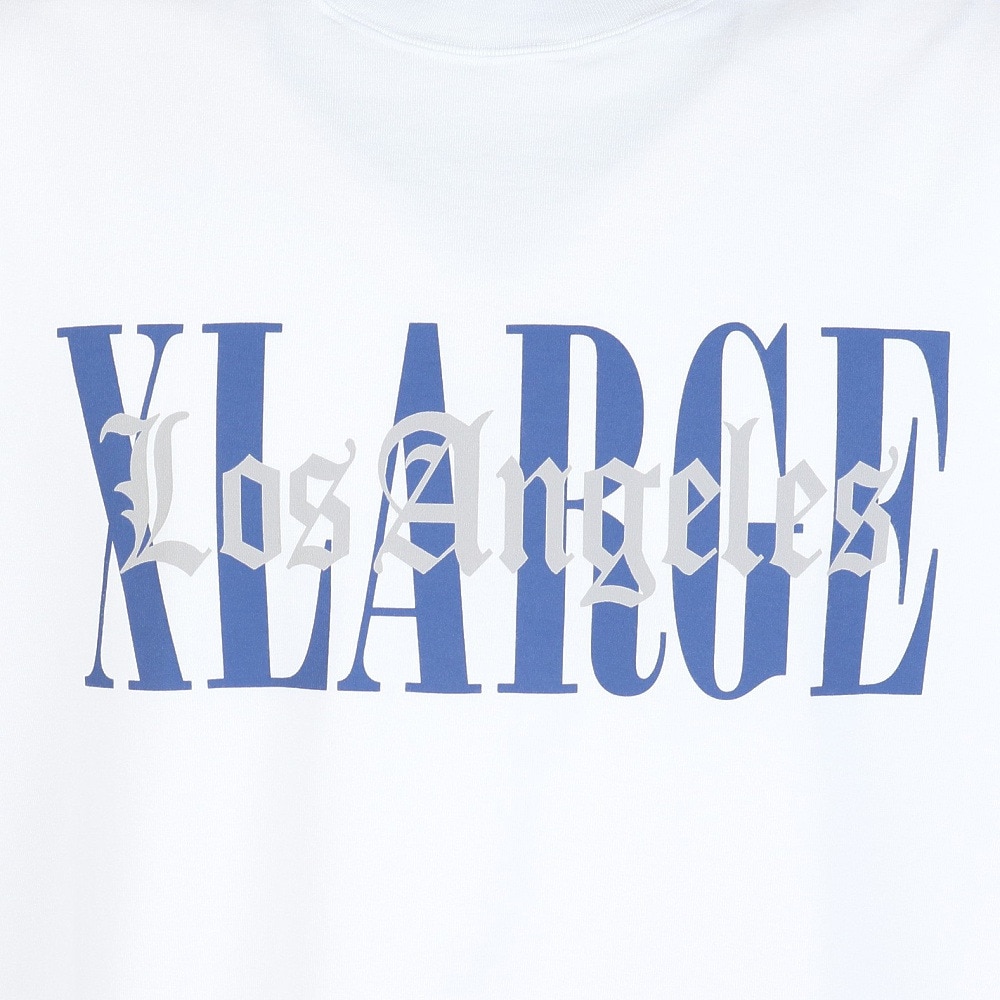 エクストララージ（XLARGE）（メンズ）OVERLAP ロゴ 半袖Tシャツ 101252011026-WHITE