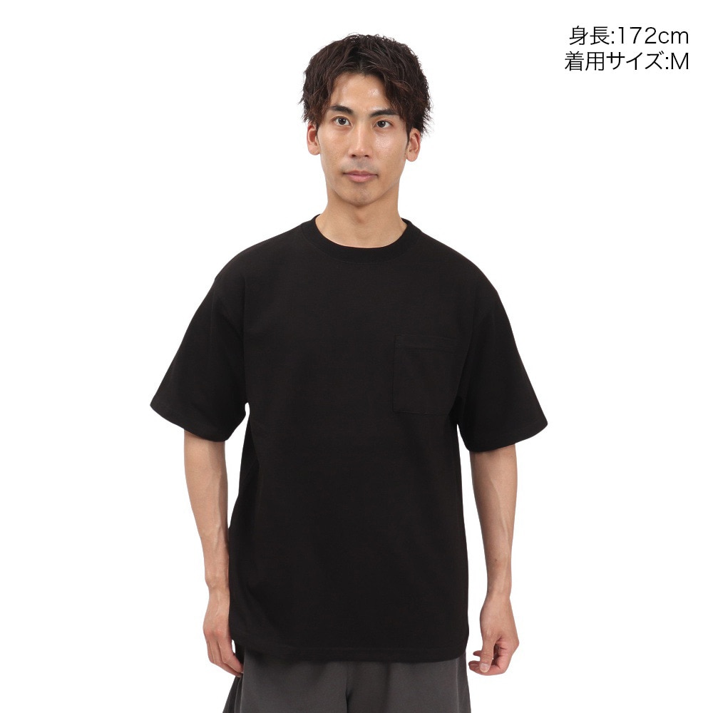 ヤックパック（YAK PAK）（メンズ）ポケット 半袖 Tシャツ YAK-APL-251001 BLK